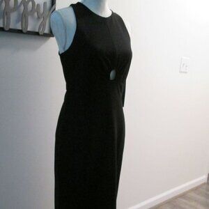 RACHEL RACHEL ROY Keyhole Cutout Sheath Dress-Black- Small NWT